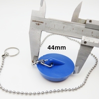 Bouchon de vidange pour baignoire, bouchon d'étanchéité pour évier de cuisine, bouchon de vidange pour évier de balcon/laverie, bleu