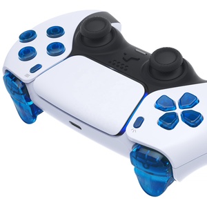 EXtremeRate Accesorios para Juegos, Kit de Botones Transparentes Azules R2R1 L2L1, Juego Completo de Gatillos para Reparación de Controles de Playstation5 PS5 - Product Image 6