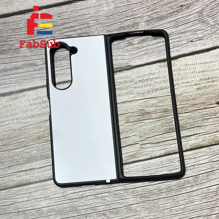 Fabsub Factory Sublimation Blanks Phone Cover Custom Blank 2D Phone Case TPU+PC Cell Phone Case for Samsung Z Fold 5 4