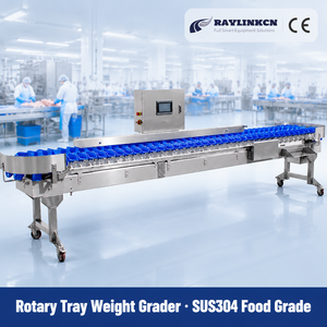 เครื่องชั่งคัดเกรด สแตนเลส 304 แบ่งเกรดน้ำหนักหลายระดับ <span class=keywords><strong>หอย</strong></span>แมลงภู่ <span class=keywords><strong>หอย</strong></span>ลาย สัตว์น้ำมีเปลือก โรงงานแปรรูปสัตว์น้ำ ห้องแปรรูป - Product Image 1