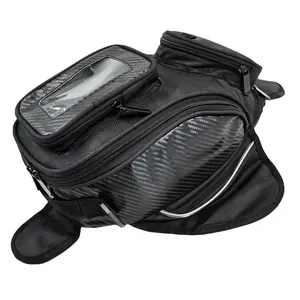 Motorcycle Tank Bag Oil Fuel Bag Magnetic Moto Saddle Luggage GPS Phone Bag Bigger Window Suitcase For Iphone Samsung