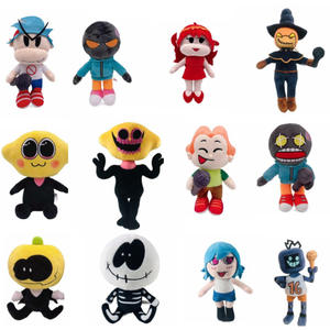 Offre Spéciale Halloween vendredi soir <span class=keywords><strong>Funkin</strong></span> pompe dérapage en peluche citrouille fantôme peluche jouets doux enfants citrouille fantôme jouets - Product Image 1
