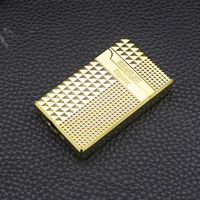 ZR326 Moderne Métal Jet Flamme Briquet Coupe-Vent Gonflable Allumeur pour Fumer Accessoires En Gros Cadeaux D'affaires