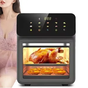 Junwei 10l aerogrill airfyer oem friteuse sans huile touch screen arizer professional airfly smart electric air fryer oven