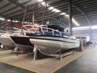 Nouveau bateau de pêche sportif en aluminium à cabine complète certifié CE de 9 m (30 pieds) durable à vendre