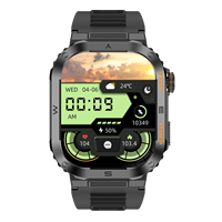 Reloj Inteligente Deportivo para Exteriores MT39 con Pantalla de 2.01 Pulgadas, Resistente al Agua IP68, Reloj de Pulsera Fitcloudpro, Presión Arterial, Reloj Inteligente de Fitness