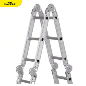 Многоцелевая складная алюминиевая лестница, 4x2, 4x3, 4x4, 4x5, 4x6 - Product Image 5