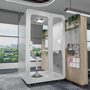 PYinC Bureau mobile simple pour travail privé Bureau d'ordinateur insonorisé silencieux avec espace privé - Product Image 5