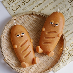 Bougies parfumées artisanales en cire <span class=keywords><strong>de</strong></span> soja, en forme <span class=keywords><strong>de</strong></span> <span class=keywords><strong>pain</strong></span> créatif et mignon, pour la décoration d'intérieur et l'arôme <span class=keywords><strong>de</strong></span> dessert - Product Image 5