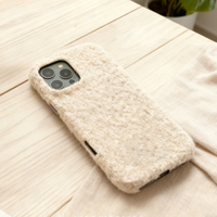 Nouvelle coque en TPU peluche antichoc pour 17 16 Pro Max, style Instagram mignon, personnalisée, couleur personnalisée
