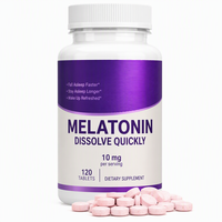 Langsung dari Pabrik |   Laris Manis |   Tablet Pendukung Tidur dan Memori Melatonin 10mg |   Vitamin Vegan Bebas Gula |   Dewasa |   100 Buah |
