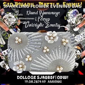 Bolso de noche de tacón alto para mujer, sandalias puntiagudas con lazo y diamantes, cierre magnético, bolso de fiesta 2025 - Product Image 2