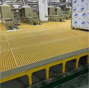 Gratex รั้วตาข่ายสี่เหลี่ยมสำหรับทางเดินตะแกรงทำจากไฟเบอร์กลาสไฟเบอร์กลาสหล่อขึ้นรูปสำหรับวัสดุก่อสร้างโลหะ - Product Image 6