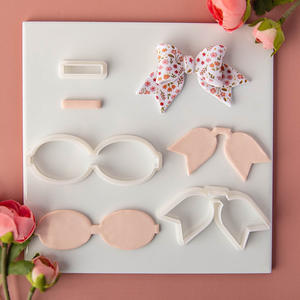 Coupe-argile en conception de nœud <span class=keywords><strong>papillon</strong></span> pour outils de gâteau en résine époxy polymère boucles d'oreilles pendentifs et moules à biscuits - Product Image 1