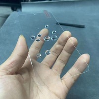 Protector de Pantalla de Vidrio Japonés Asahi 2.5D Ultra Transparente Antirrayaduras con Desbloqueo de Huellas Dactilares HD 9H para Teléfono Móvil