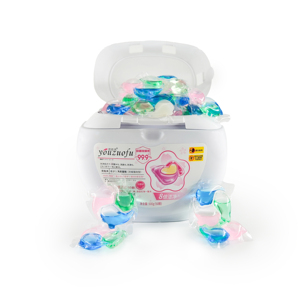 Cápsulas de detergente para ropa al por mayor <span class=keywords><strong>desechables</strong></span> de espuma ecológica OEM de etiqueta privada para uso doméstico - Product Image 1