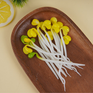 Modelos de comida simulada de PVC de vegetales y brotes de frijol, juguetes de comida de brotes de frijol, ingredientes gourmet, accesorios para presentación de platos, adornos - Product Image 4