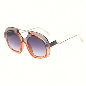Lunettes de soleil oversize vintage tendance 2020 pour femme, protection UV400, verres dégradés – Meilleures ventes - Product Image 3