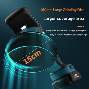 Polisseuse sans fil portable de qualité industrielle pour le detailing automobile avec batterie au lithium 20V, capacité 3AH, garantie 1 an - Product Image 5