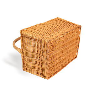 Cesta de mimbre para botellas de vino, cesta de regalo para portabotellas de vino de mimbre - Product Image 4