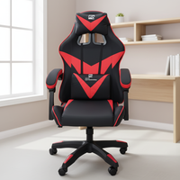 Chaise de jeu PC ergonomique en gros, chaise de jeu confortable en cuir style course