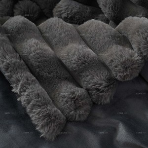 Luxury Tie Dye Spandex Double Sided <strong>Blanket</strong> Ruched Plush Weighted <strong>Thick</strong> Rabbit Fur Minky Huge <strong>Throw</strong> <strong>Blanket</strong> for Winter - Product Image 4