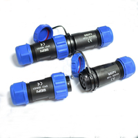 Connecteur étanche IP68 série WeiPU SP, connecteurs SP13 SP17 SP21, connecteur d'alimentation, contact en cuivre, boîtier en ABS