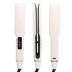 Plancha de Pelo con Revestimiento Cerámico y Logotipo Personalizado, Placas Anchas, Calentamiento Rápido PTC, Pantalla LCD de Temperatura, <span class=keywords><strong>1</strong></span> Año de Garantía - Product Image 3
