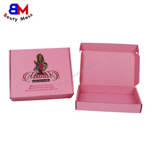 Пользовательские логотип бумажная коробка печать гофрированные индивидуальные коробки для покупок с печатью - Product Image 5