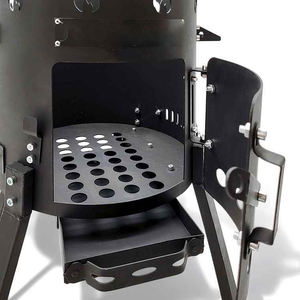 Estufa al aire libre Horno de leña Fuego <span class=keywords><strong>Pit</strong></span> Pot Caldero Camping Wok Cocina Olla - Product Image 5