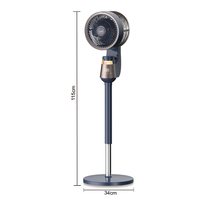 Ventilateur de circulation d'air RAF R.928 40W, ventilateur sur pied, commande tactile, télécommande, minuterie 12H, refroidissement silencieux, oscillation, utilisation à domicile ou au bureau