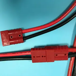 Arnés de cableado de batería de conexión rápida, Cable de extensión de conector de 50A 600V, 1015, 6AWG, 50A