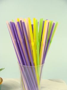 Cannucce riutilizzabili in plastica PP a forma diritta - Product Image 5