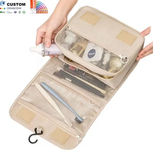 Customized Logo Portable Water-Resistant Hanging Toiletry <strong>Bag</strong> Travel <strong>Bags</strong> Large Capacity Toilet <strong>Accessories</strong> Data Packages - Product Image 1