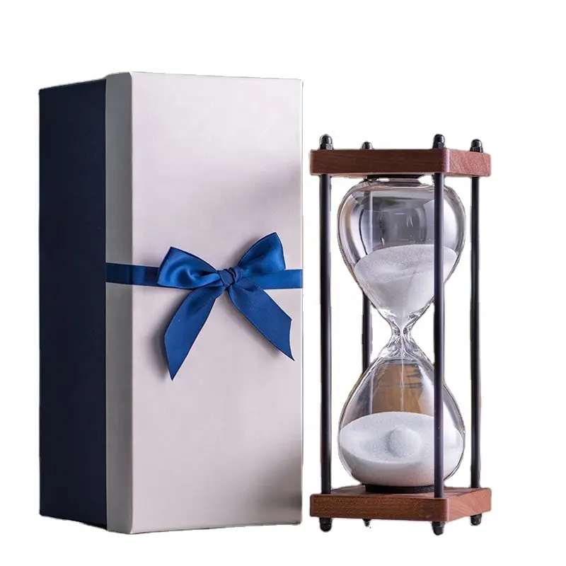 Creative Home Living Room Decoration Metal Vintage Sand Hourglass Decoration Timer Clock Hourglass Glass Sand Timers