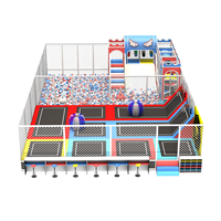 Nouveau produit en promotion : Ensemble de jeux souple pour enfants, trampoline, équipement de parc d'attractions, aire de jeux intérieure avec piscine à balles
