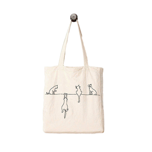 High Quality Custom <b>Printed</b> Sublimation Canvas Tote Bag Eco-Friendly Reusable <b>Extra</b> <b>Large</b> Zipper Closure at Factory Price - Product Image 1