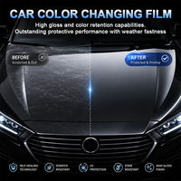Film de protection de peinture pour carrosserie de voiture MODAQIU de haute qualité, auto-réparateur, changeant de couleur, résistant aux UV, en TPU, coloré, laser, PPF, 7,5 mil, en rouleau