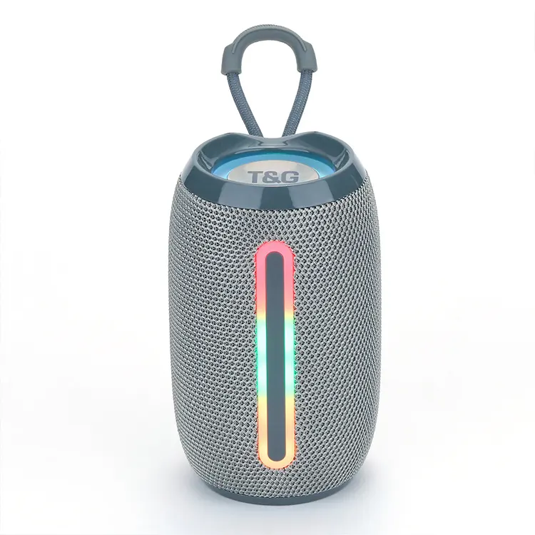 New Cylindrical TF Subwoofer Gift Desktop Outdoor Version Wireless Speaker Mini Portable Fabric Speaker