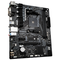 Carte mère de jeu GIGABYTE B550M S2H AM4 AMD B550 Micro-ATX d'occasion, compatible avec les processeurs AMD Ryzen de 3e génération