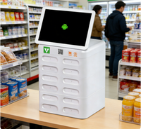 Bornes de recharge interactives intelligentes, plateforme de gestion IoT, affichage numérique, location de batteries externes