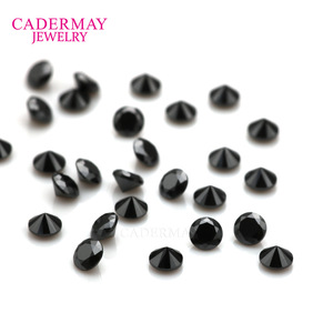 Black Moissanite Square Cut Loose Stone 0.5ct 5ct Synthetic Silicon Carbide For Jewelry Making - Product Image 2