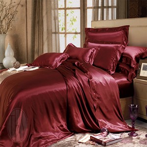 Fogli di Biancheria Da Letto di Seta di lusso 4 Pcs 22 MILLIMETRI Di Seta <span class=keywords><strong>Set</strong></span> di Biancheria Da Letto 100% 6A Seta Di Gelso California King Size - Product Image 3