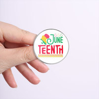Spedizione Diretta di Badge Rotondi Personalizzati Stampati, Spille Personalizzate con Cartoni Animati, Citazioni Ispiratrici, Figure di Animali e Piante