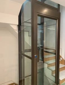 Thang máy thủy lực nhà 1-5 Tầng công suất lớn thang máy hộ gia đình thang máy không hộp số thiết kế hiện đại thang máy dân cư - Product Image 3