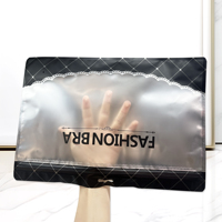 Sacs refermables en aluminium brillant avec logo personnalisé en stock pour vêtements, t-shirts, sous-vêtements, emballage de vêtements, sac en plastique