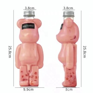 Bouteille de toner PET Gloomy Bear 300ml 400ml 500ml pour thé, bière, jus, soda, avec bouchon à vis et pulvérisateur, impression sérigraphique sur la surface - Product Image 5