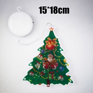 LED Suction Hanging <strong>Light</strong> Christmas <strong>Decoration</strong> <strong>Lights</strong> Cartoon Snowman Bells Elk <strong>Window</strong> <strong>Light</strong> for Shop <strong>Nativity</strong> Ornaments