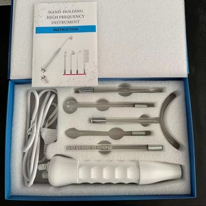 ชุดเครื่องนวดหน้าความถี่สูง 5 หัว สำหรับผลิตภัณฑ์ความงาม ใช้ในบ้าน พกพาสะดวก อุปกรณ์เสริมความงามผิว - Product Image 4