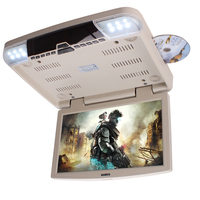Pantalla ancha de 15,6 pulgadas, entrada de vídeo bidireccional, Monitor de montaje en techo, reproductor de techo, Monitor abatible para autobús